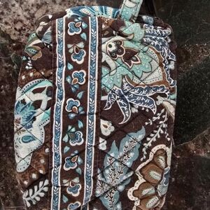 Java Blue Vera Bradley Makeup Bag
